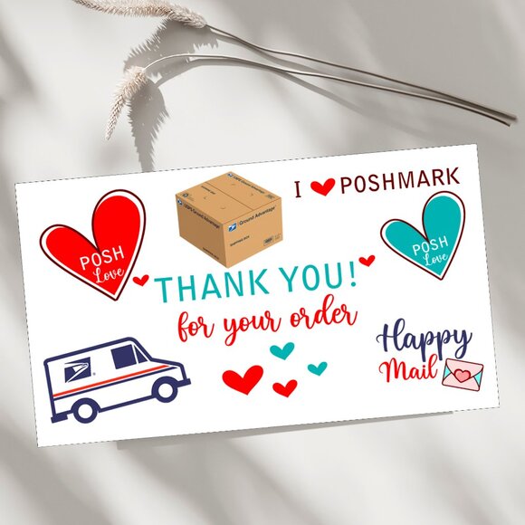 100 Thank You Cards - Picture 1 of 6